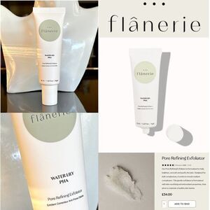 SEALED Flanerie Waterlily PHA Pore Refining Exfoliator Gentle Facial Exfoliation